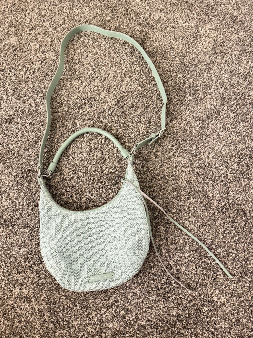 Rebecca Minkoff Darren Crescent Crossbody Bag Mint
